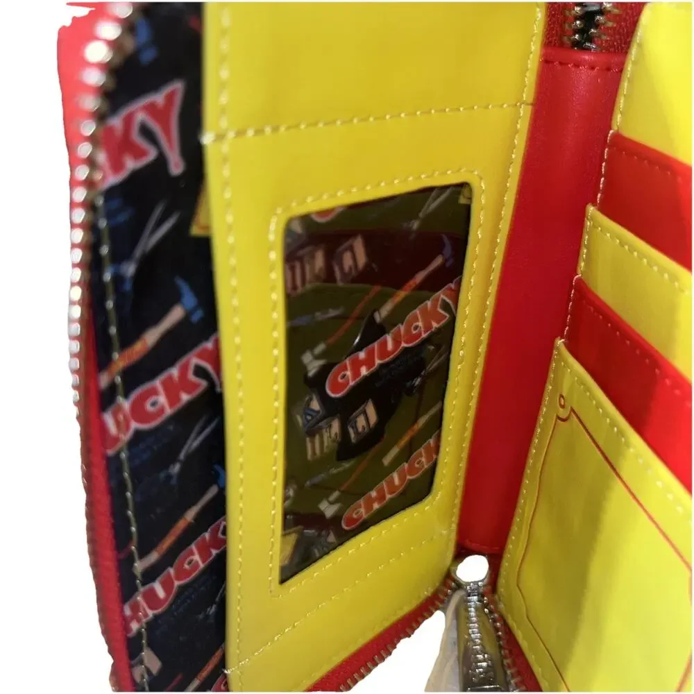 Loungefly Chucky Child's Play Jack-in-the-Box Scissors Zip Around Wallet NWT